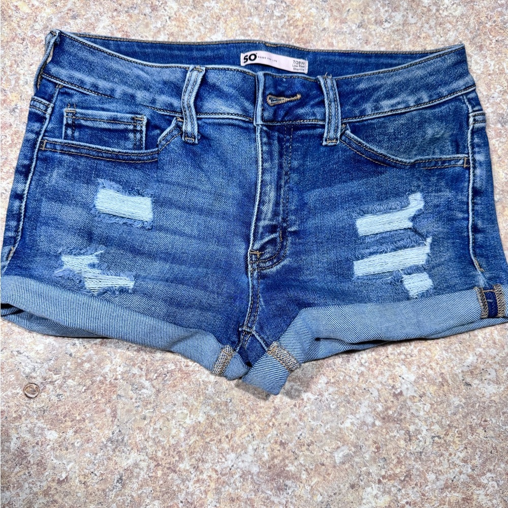 Denim Blue Women's Shorts